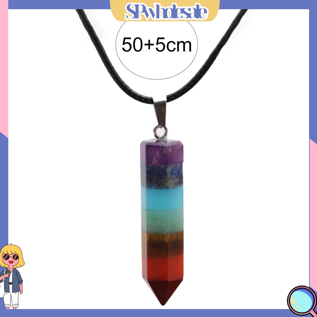 &lt;SPwholesale&gt; Vòng cổ Mặt Đá Nhân Tạo Nhiều Màu Thời Trang