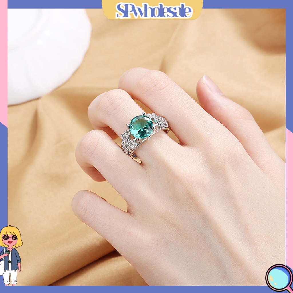 <SPwholesale> Nhẫn Hở Hình Ngôi Sao Năm Cánh Đính Đá Thời Trang Cho Nữ