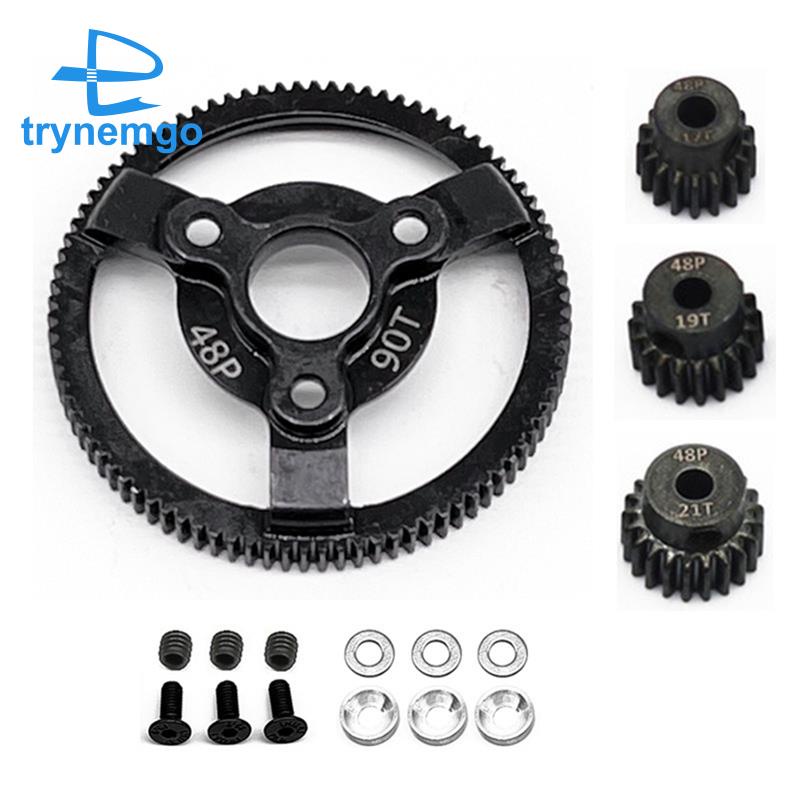 Bánh Răng Spur 48P Bằng Thép Cứng Kèm Pinion Cho Traxxas Slash 2WD Bandit