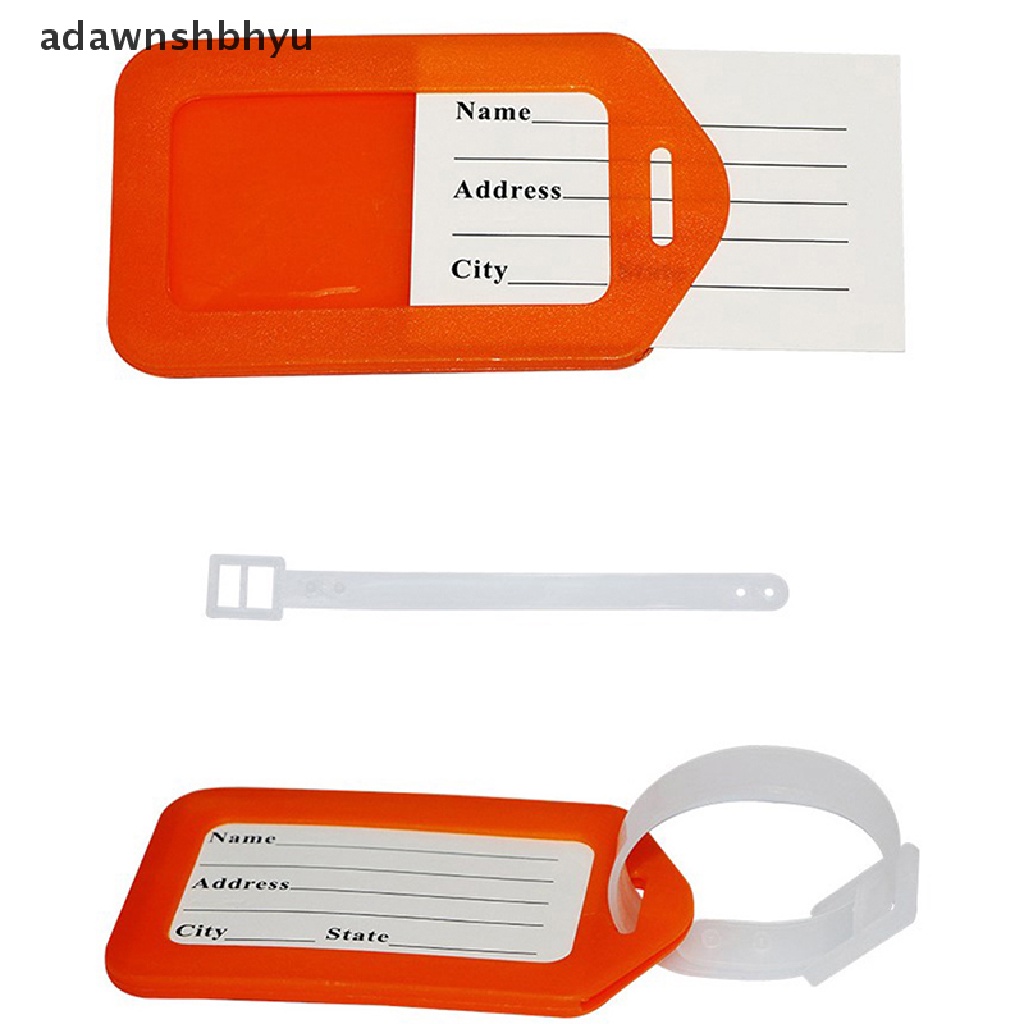 Thẻ Ghi Thông Tin Hành Lý Bằng Nhựa Dễ Thương