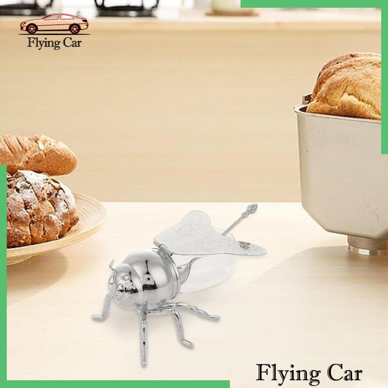 Set 2 Hộp Đựng Gia Vị Hình Ong Trang Trí Nhà Cửa