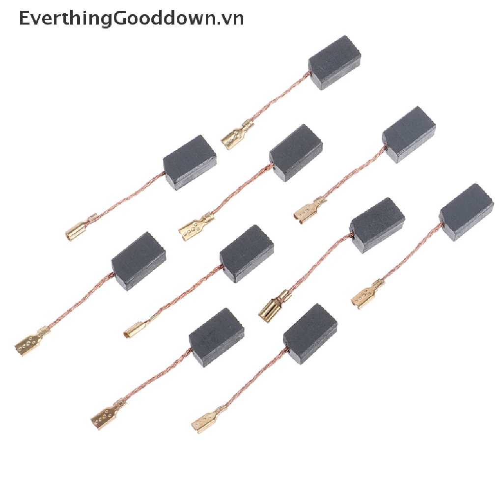 Set 10 Động Cơ Chổi Than 100mm Cho Máy Mài Góc 6 * 8 * 14mm vn