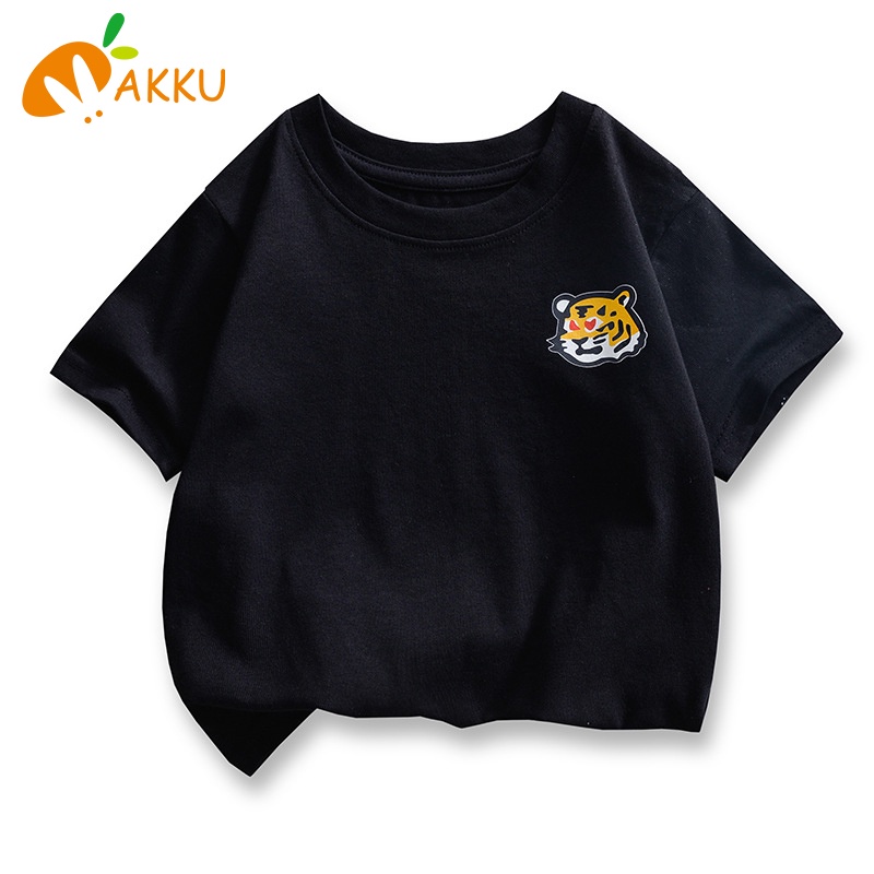 Áo Thun cotton Tay Ngắn Cổ Tròn Màu Sắc Xinh Xắn Cho Bé