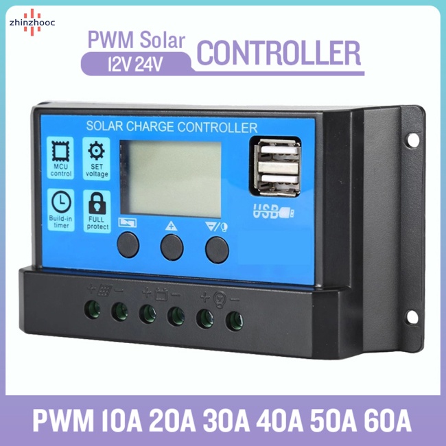 Bộ Điều Khiển Sạc Năng Lượng Mặt Trời 10a / 20a / 30a