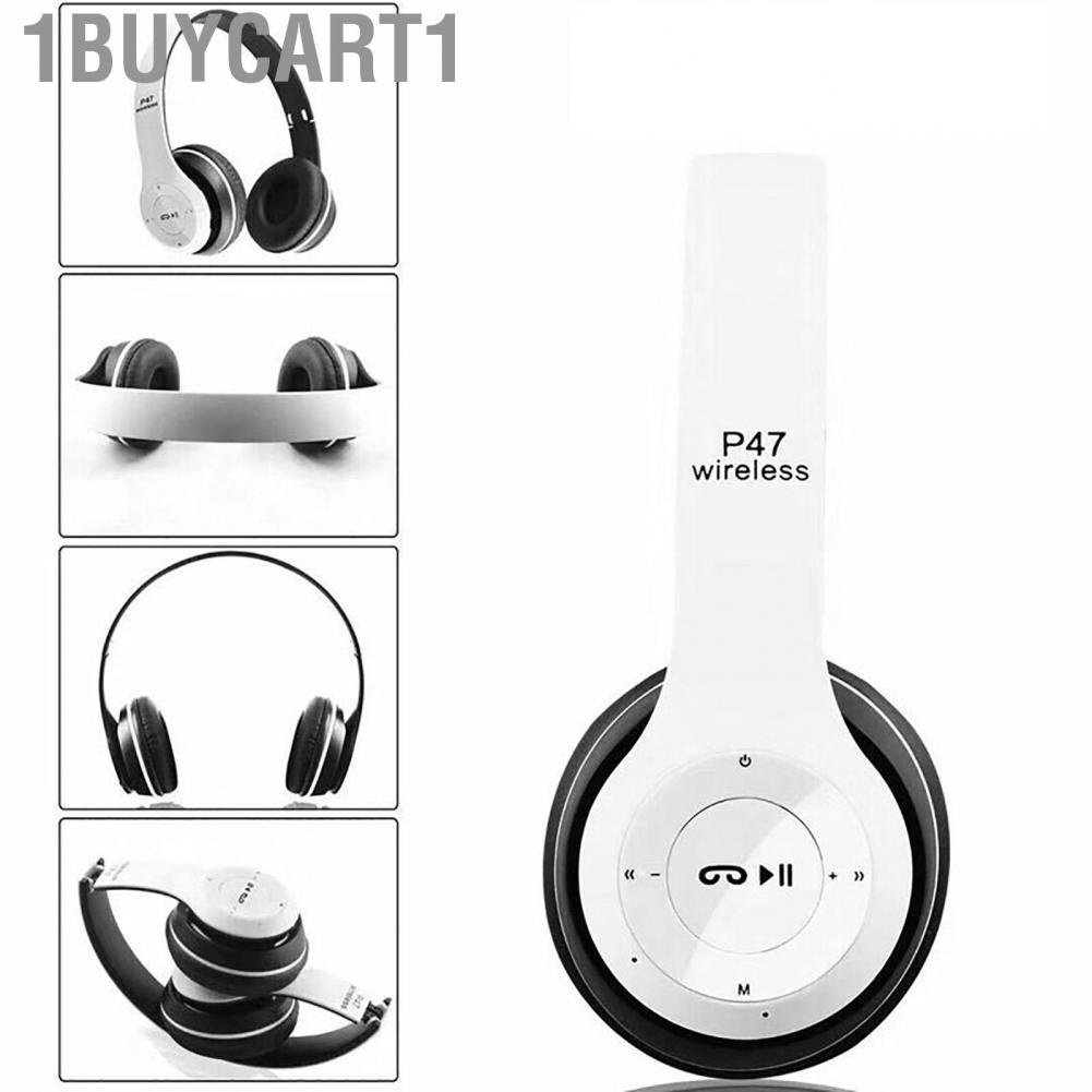 1buycart1 Sports Headphones  P47 Headset Multifunction Deep Bass Long Endurance for Travel Home