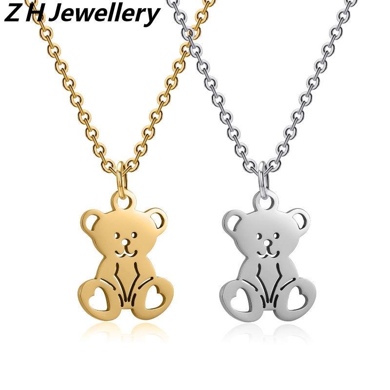 Z Vòng cổ Bằng Thép Không Gỉ Mạ Vàng 24K S925 Phong Cách Punk Hip Hop Thời Trang