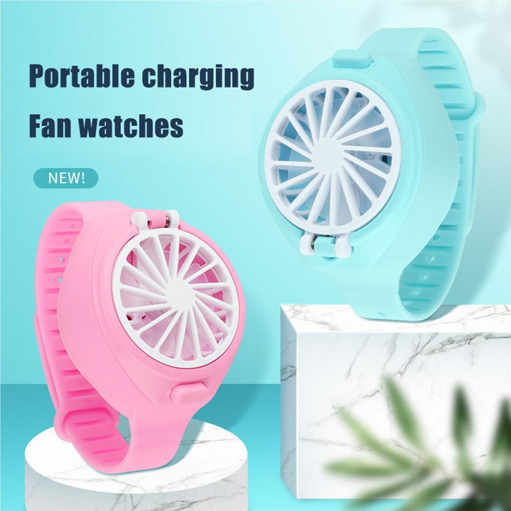 Quạt mini sạc usb Hình Đồng Hồ Đeo Tay Cho Trẻ Em