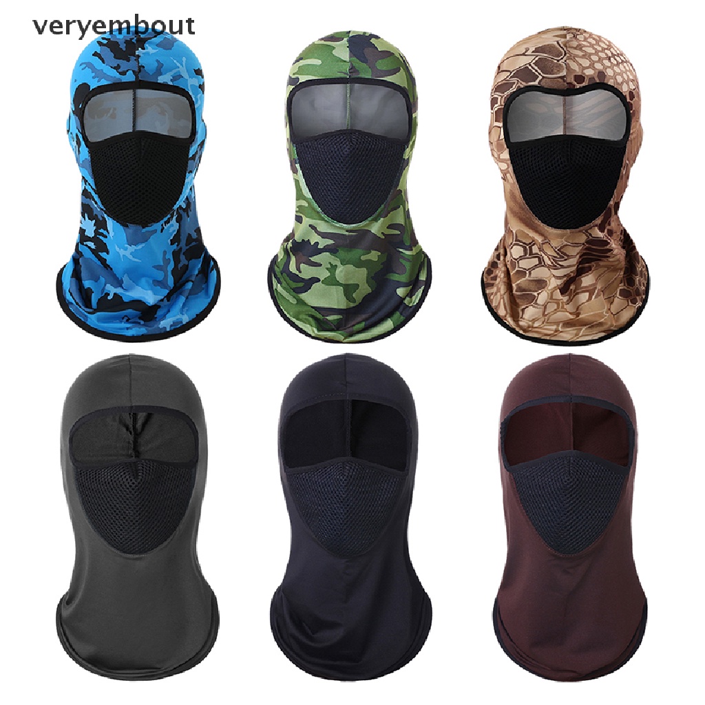 Ut Khẩu Trang Balaclava Thoáng Khí Che Phủ Toàn Mặt Và Cổ Dùng Khi Lái Xe Moto