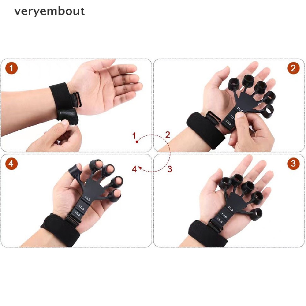 Ut Dụng Cụ Tập Lực Ngón Tay Bằng Silicone Tiện Dụng