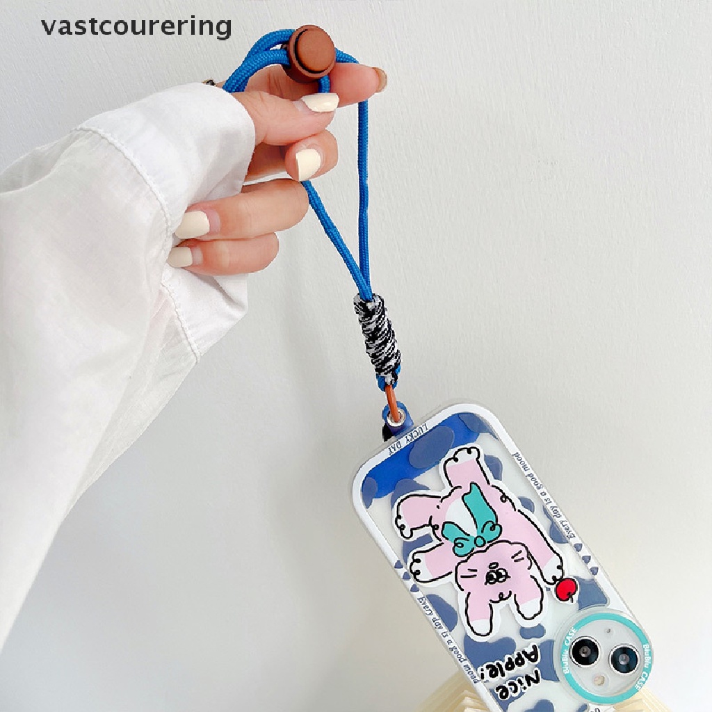 Bộ 5 Dây Kẹp Điện Thoại Màu Kẹo Dễ Thương