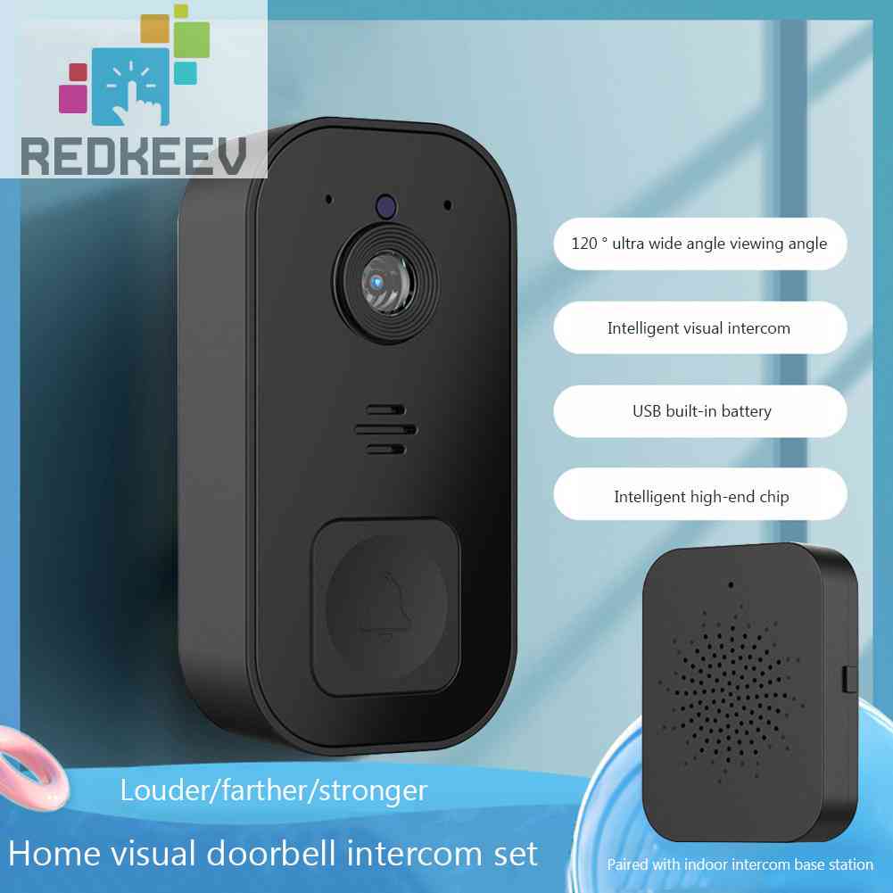 Chuông Cửa Không Dây Thông Minh Hỗ Trợ Tầm Nhìn Ban Đêm