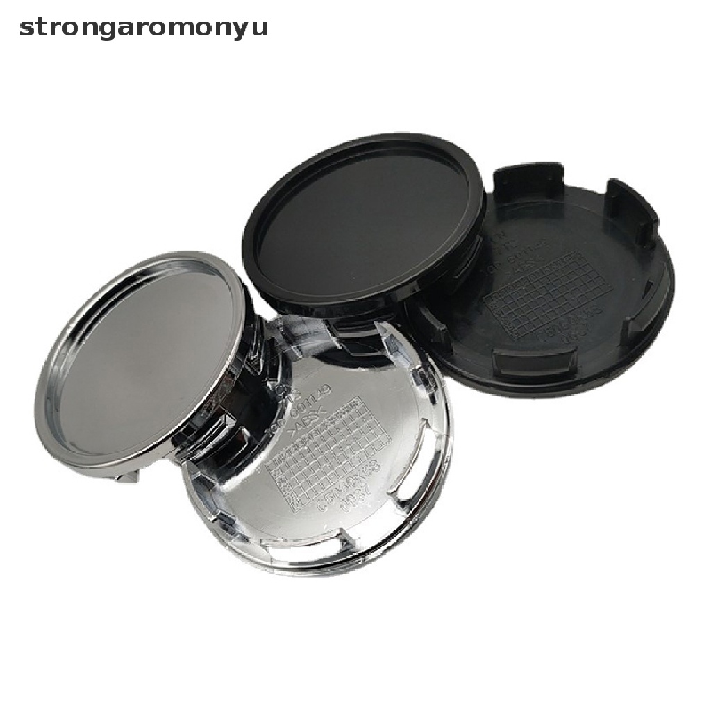 Bộ 4 Nắp Đậy Trục Bánh Xe Hơi 58MM Bằng ABS Chuyên Dụng