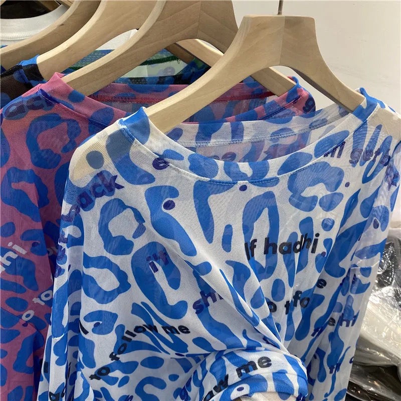 Áo Thun Tay Dài Cổ Tròn Mỏng Nhẹ Thời Trang Mùa Hè Mới 2023 Dành Cho Nữ