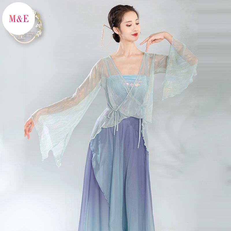 Bán Trực Tiếp Từ Nhà Máy Bộ Trang Phục Khiêu Vũ Phong Cách Trung Hoa Cổ Điển Thanh Lịch Cho Nữ