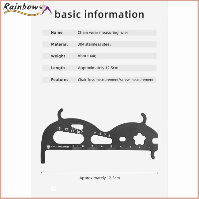 Thước Đo Dây Xích Xe Đạp Leo Núi Chuyên Dụng