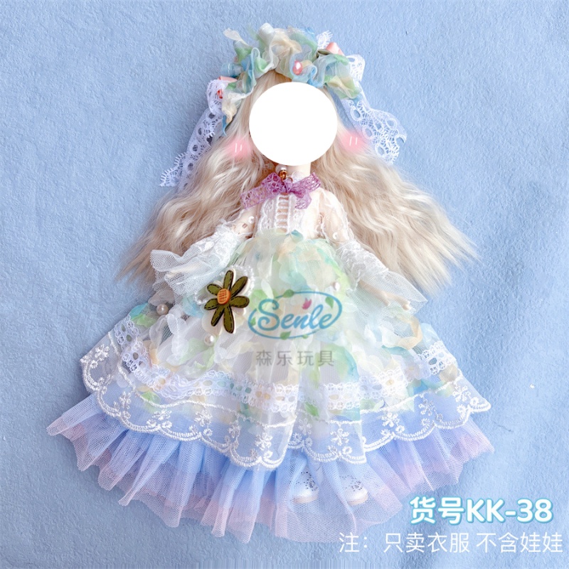 Đầm Đồ Chơi Búp Bê 30cm Xinh Xắn