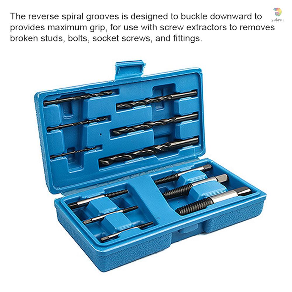 Bộ 12 Dụng Cụ Tháo Ốc Vít Gãy Bằng Tay