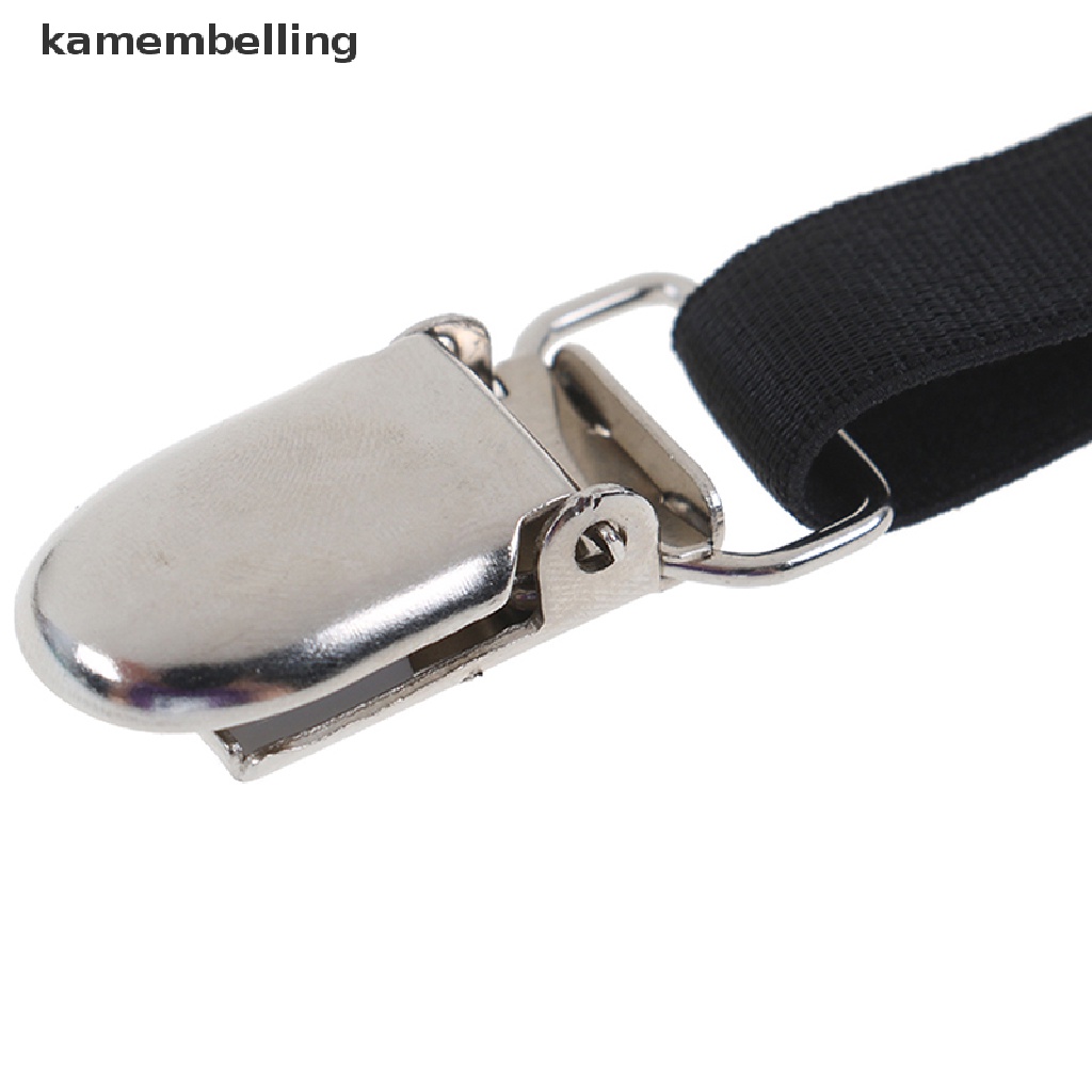 Kamembelling Set 2 Đai Nịt Tất Co Giãn Có Thể Điều Chỉnh Giữ Áo Sơ Mi Cho Nam