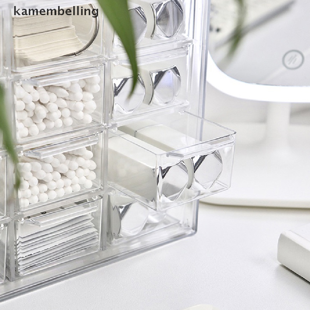 Hộp Ngăn Kéo Mini Bằng Nhựa Để Bàn Đựng Đồ Tiện Dụng