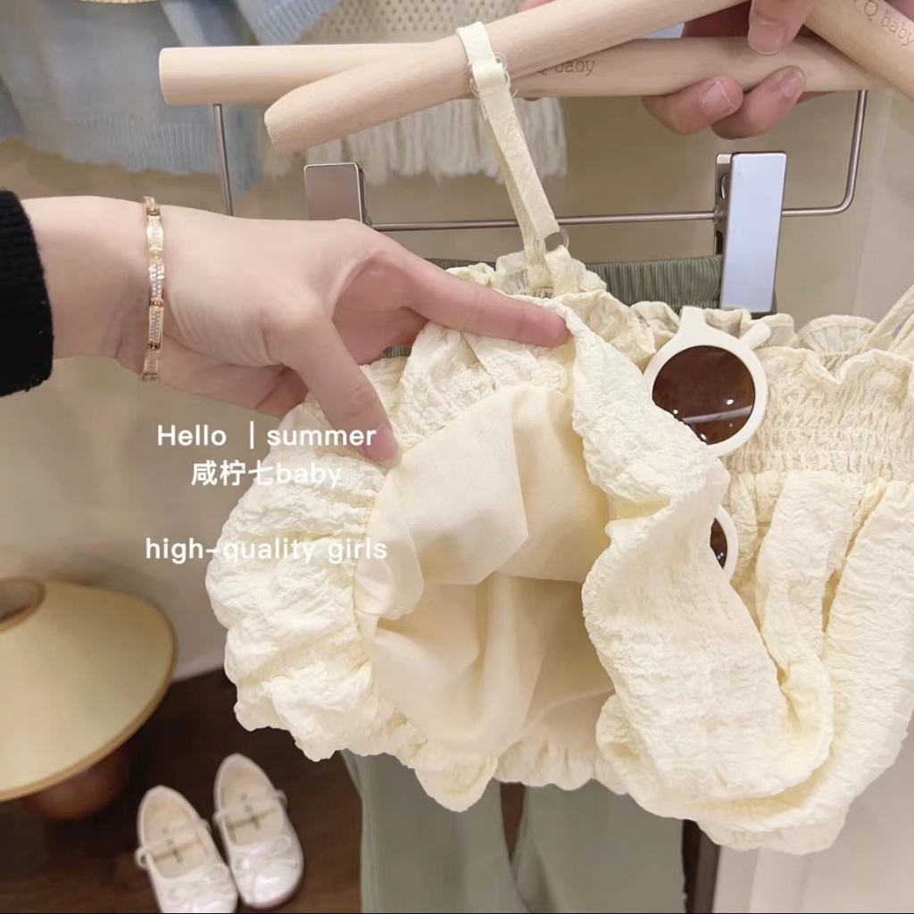 Hàng Mới Về Set Áo Thun Ngắn Tay Và Quần Yếm Màu Trơn Thời Trang Cho Nữ