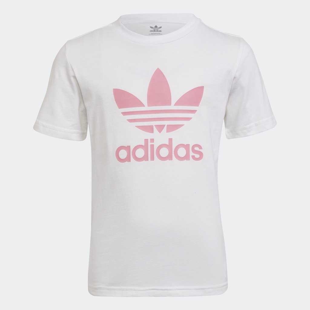 Adidas Phong cách sống Set Áo Thun Quần Short Adicolor Trẻ em trắng HK2969