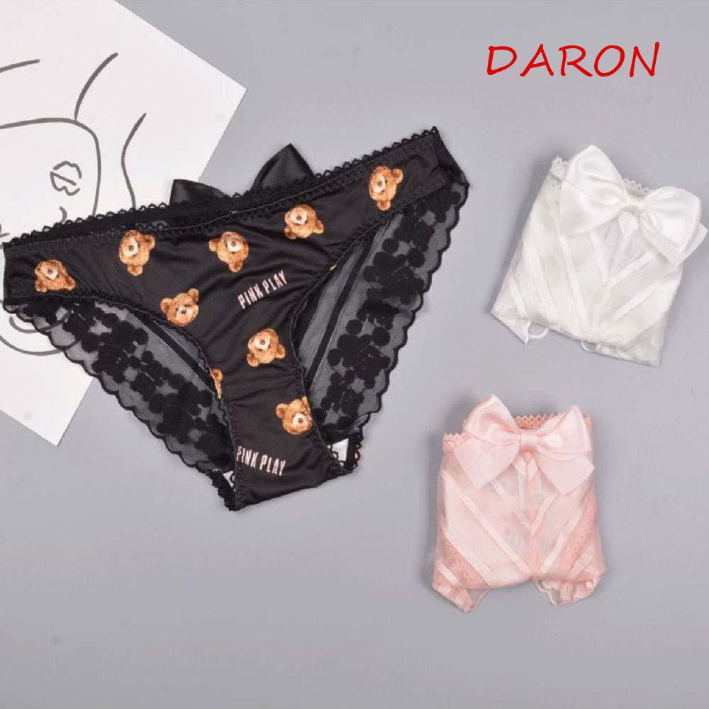 Quần Lót Nữ Lưng Thấp Phối Ren Bèo Dễ Thương
