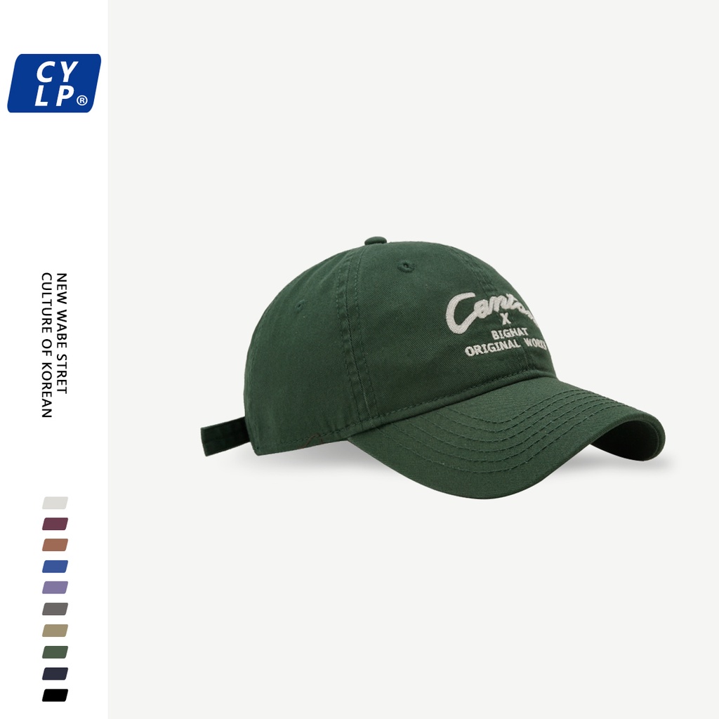 Mũ Lưỡi Trai Thêu Chữ Phong Cách Đường Phố Hàn Quốc Thời Trang