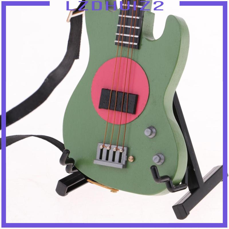 Mô Hình Đàn Guitar Điện Mini Bằng Gỗ 20cm Tỷ Lệ 1 / 6 #5