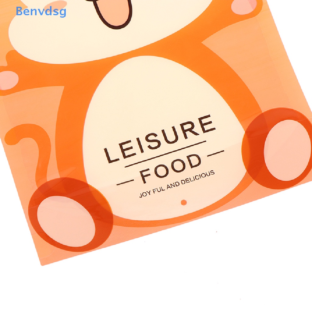 Bộ 5 Túi Đựng Bánh Kẹo Tự Niêm Phong Họa Tiết Hoạt Hình Dễ Thương