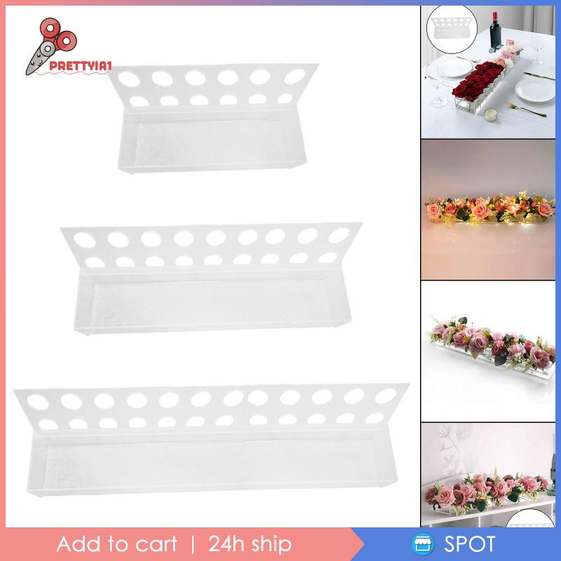 Lọ Hoa Hình Chữ Nhật Có Nắp Đậy Dùng Trang Trí Bàn Làm Việc [Prettyia1] [Prettyia1]