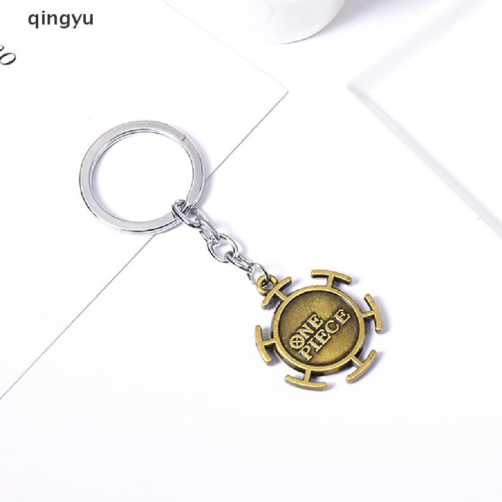 Qingyu Phụ Kiện Móc Khóa / Ví / Móc Khóa Xe Hơi / Túi Xách Hình Nhân Vật Anime Luffy Mũ Zoro Dễ Thương