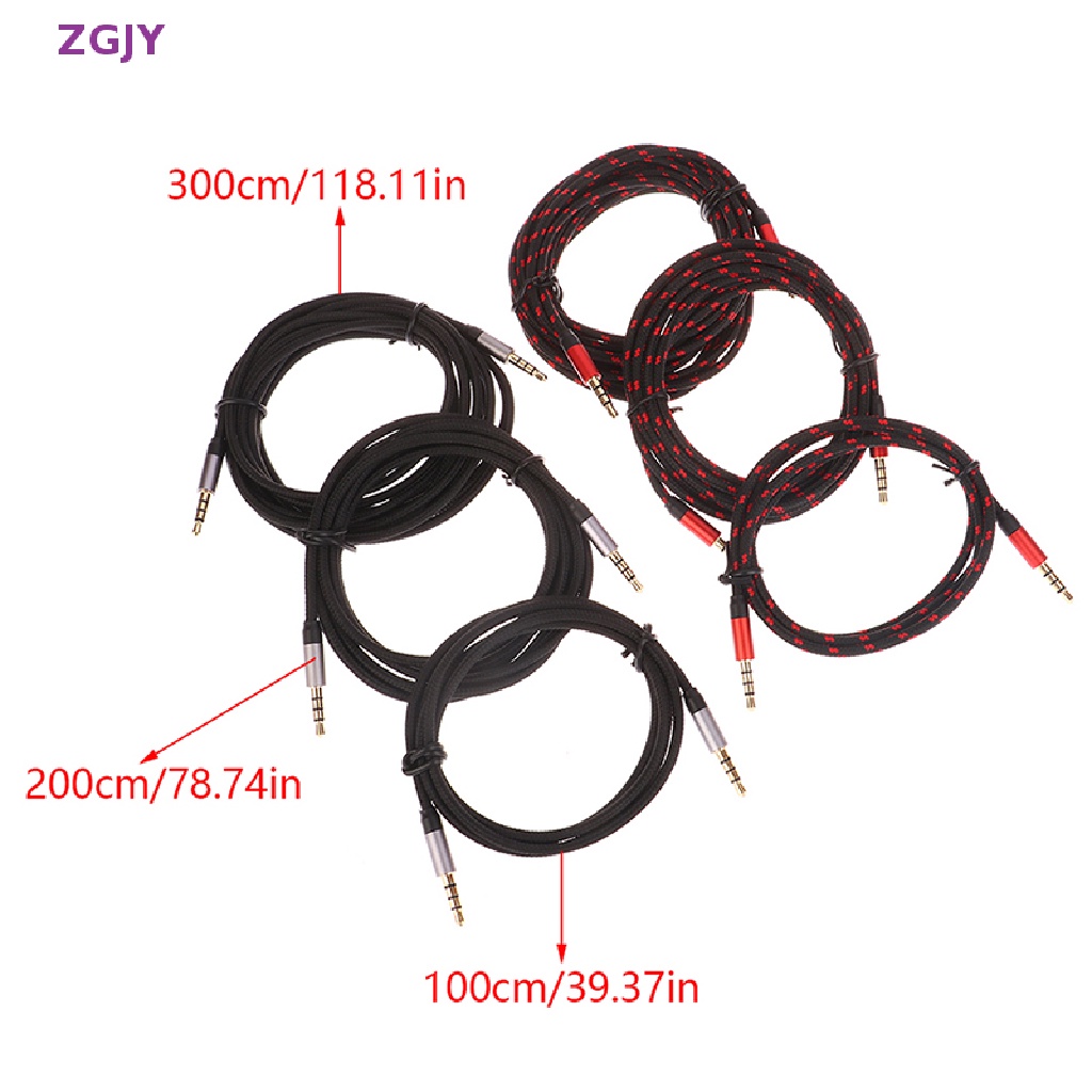 Dây Cáp Âm Thanh Nối Cổng 3.5mm Với Cổng AUX Máy Tính / Điện Thoại Mới