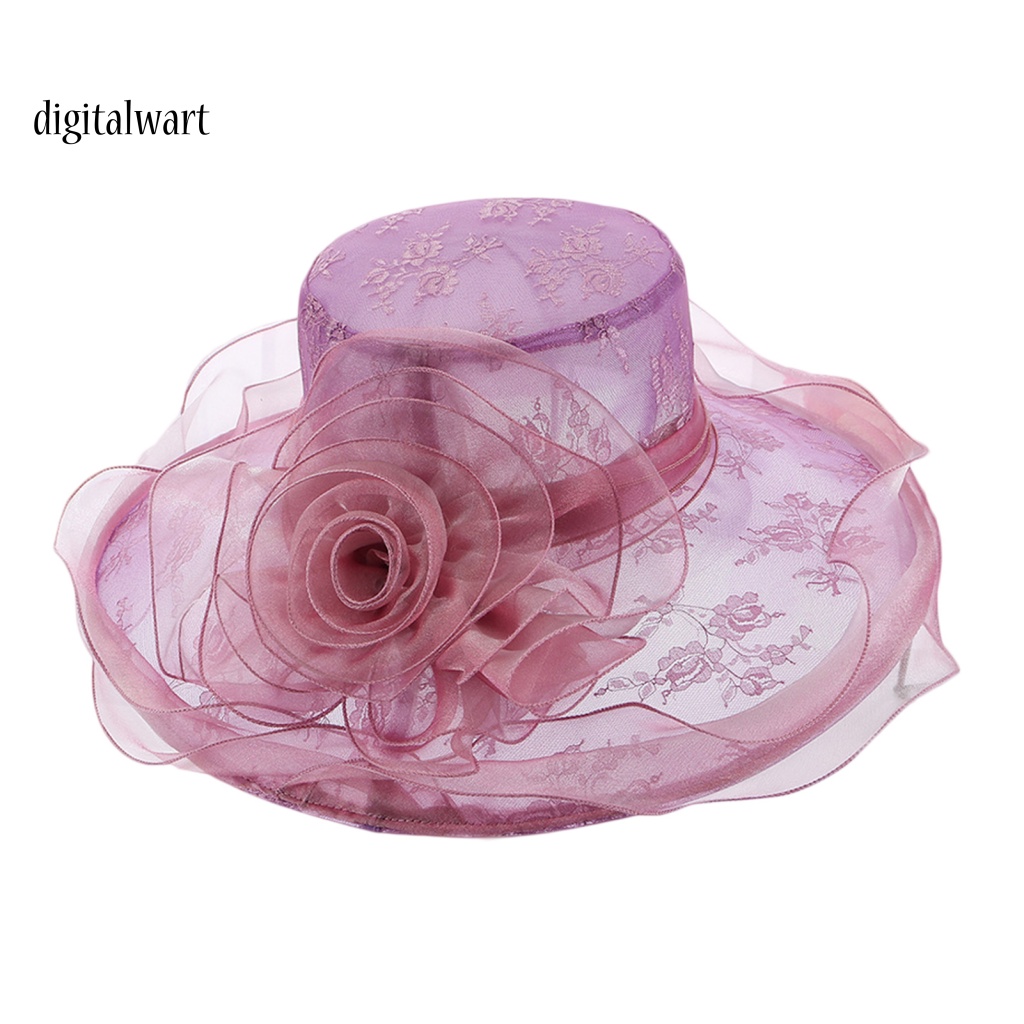 Kỹ Thuật Số| Nón Rộng Vành Viền Gợn Sóng Thời Trang Đi Biển Cho Nữ