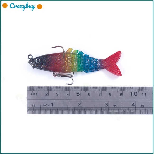 Cr Mồi Giả Câu Cá 3D Bằng Chì Mềm 9cm 15g