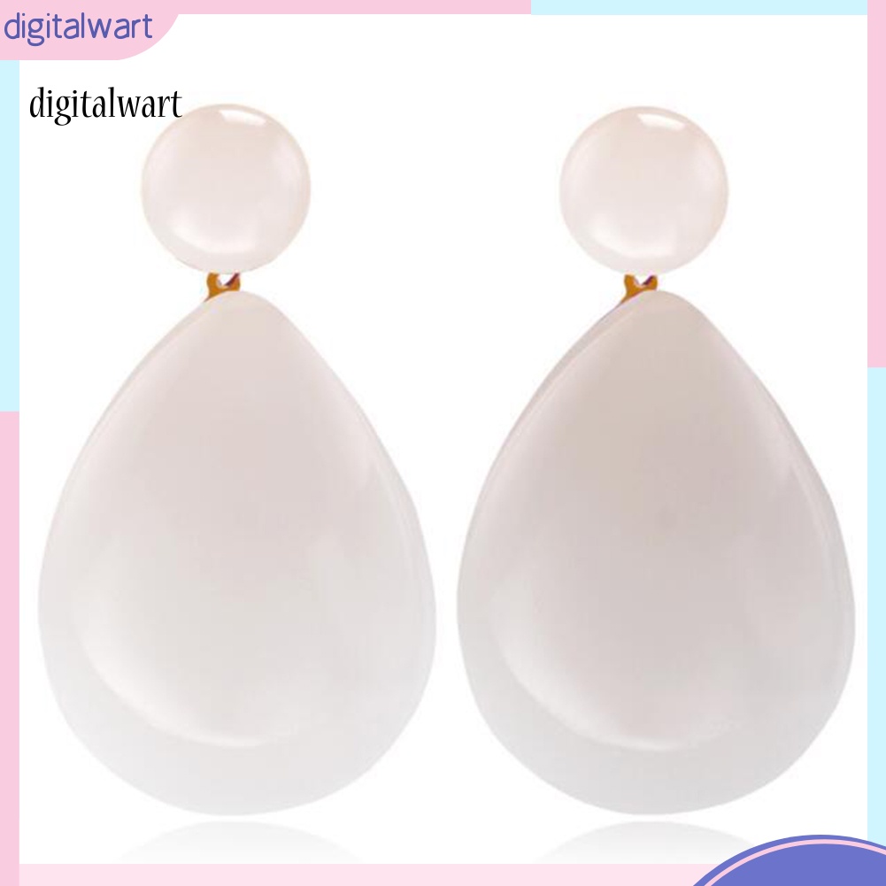 Kỹ Thuật Số| Bông Tai HợP Kim HìNh GiọT NướC ĐíNh Đá ThờI Trang