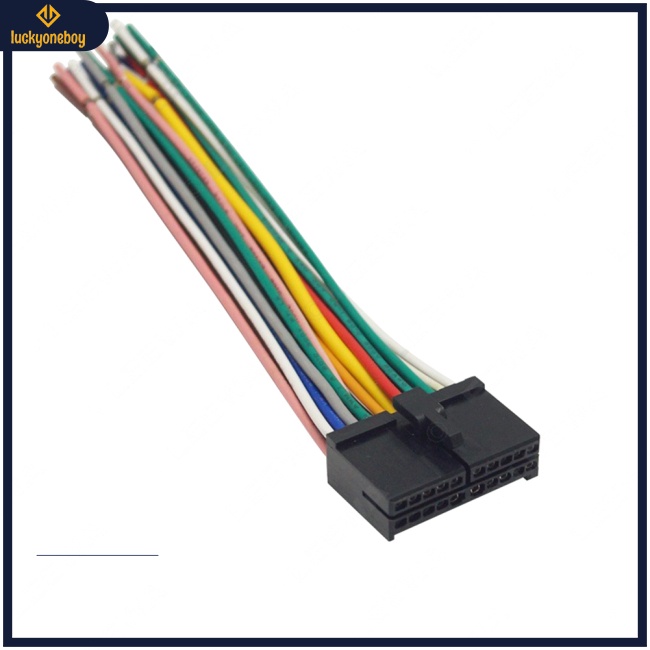 Dây Cáp Kết Nối Âm Thanh Đầu Cd Dvd 20pin Hình Chữ T Chuyên Dụng Cho Xe Hơi