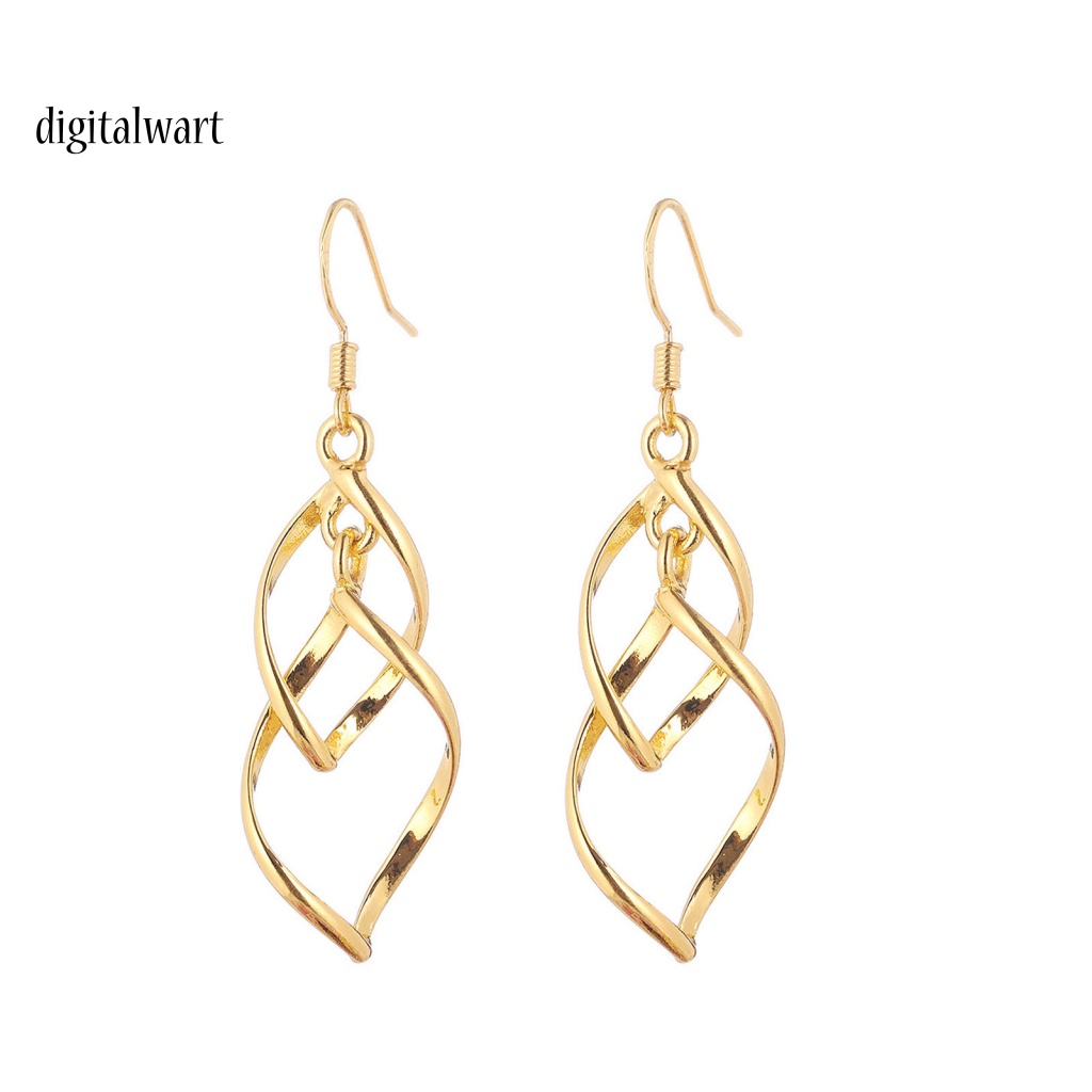 Kỹ Thuật Số| 1 Đôi Bông Tai Dạng Móc Xoay Phong Cách Bohemian Tinh Tế Lâu Trôi Mặc Hàng Ngày