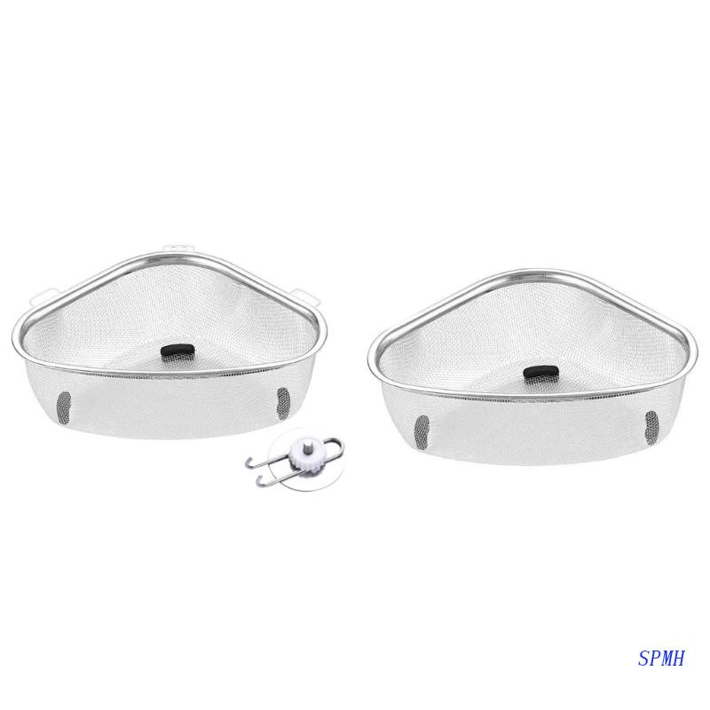 Giá Đỡ Đa Chức Năng Hình Tam Giác Gắn Bồn Rửa Chén Tiện Dụng