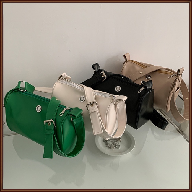 Túi Đeo Chéo Da Pu Khóa Kéo Thời Trang Cho Nữ