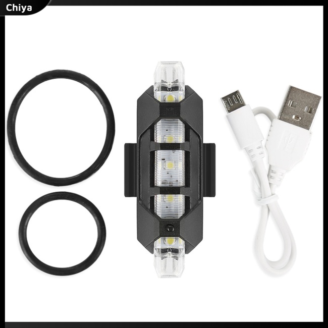 Đèn Led Gắn Đuôi Xe Đạp Leo Núi Sạc Usb Chống Thấm Nước