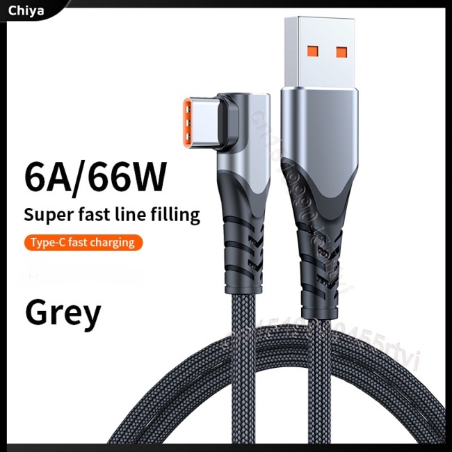 Cáp Sạc Nhanh Usb Type C 6a Vỏ Nhôm Cho Điện Thoại