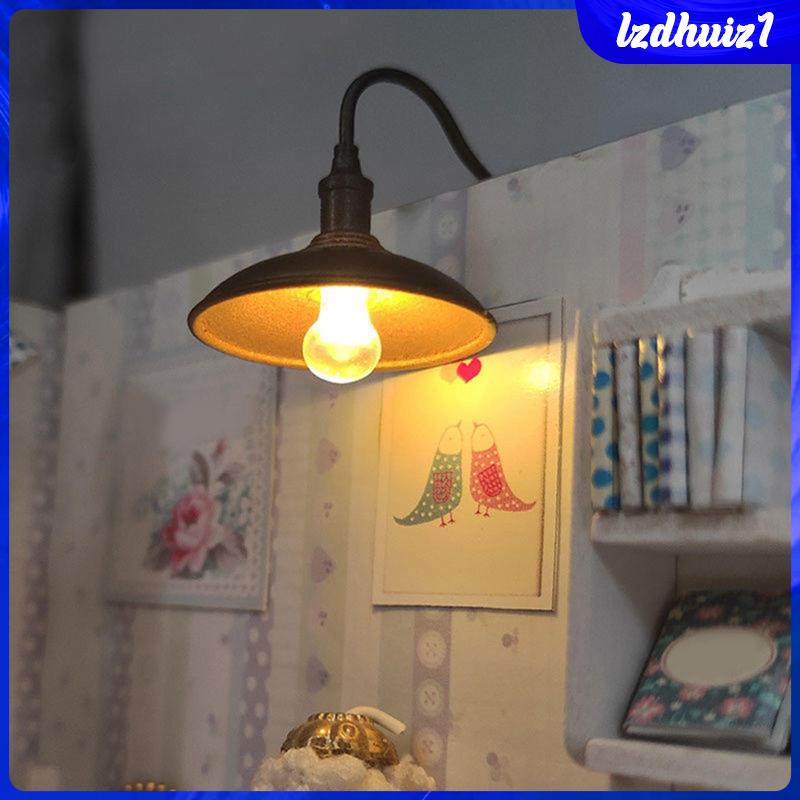 Đèn Gắn Tường Mini Trang Trí Nhà Búp Bê 1: 87