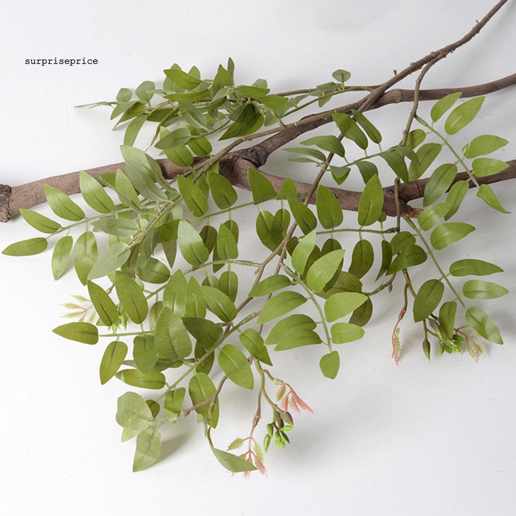 Nhánh Cây Xanh Nhân Tạo Độc Đáo Dùng Trang Trí Nhà Cửa / Tiệc Cưới