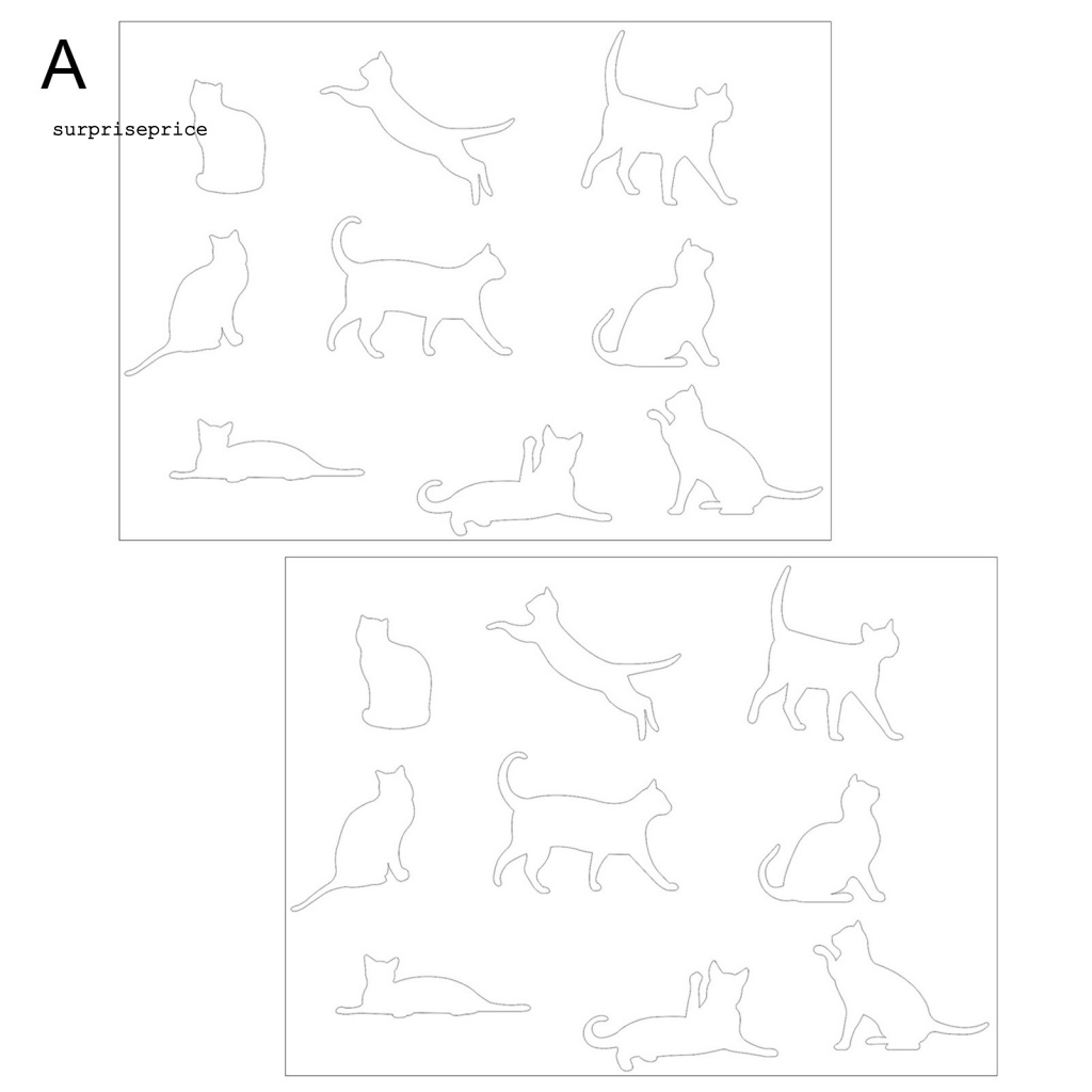 Set 2 Sticker PVC Dán Tường Kính Lăng Kính Tĩnh Điện Họa Tiết Cầu Vồng Trang Trí Nhà Cửa