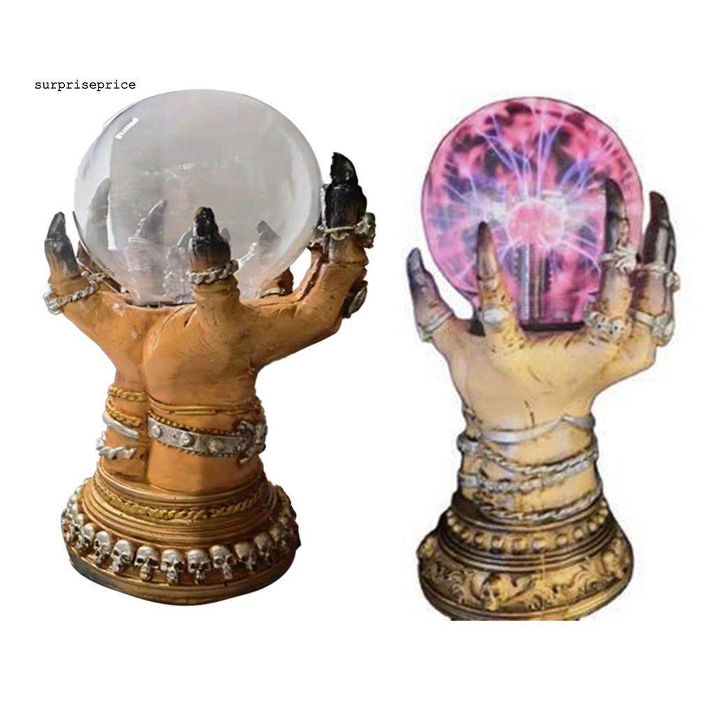 Spa Quả Cầu Pha Lê Hình Đầu Lâu Phát Sáng Trong Bóng Tối Trang Trí Nhà Cửa