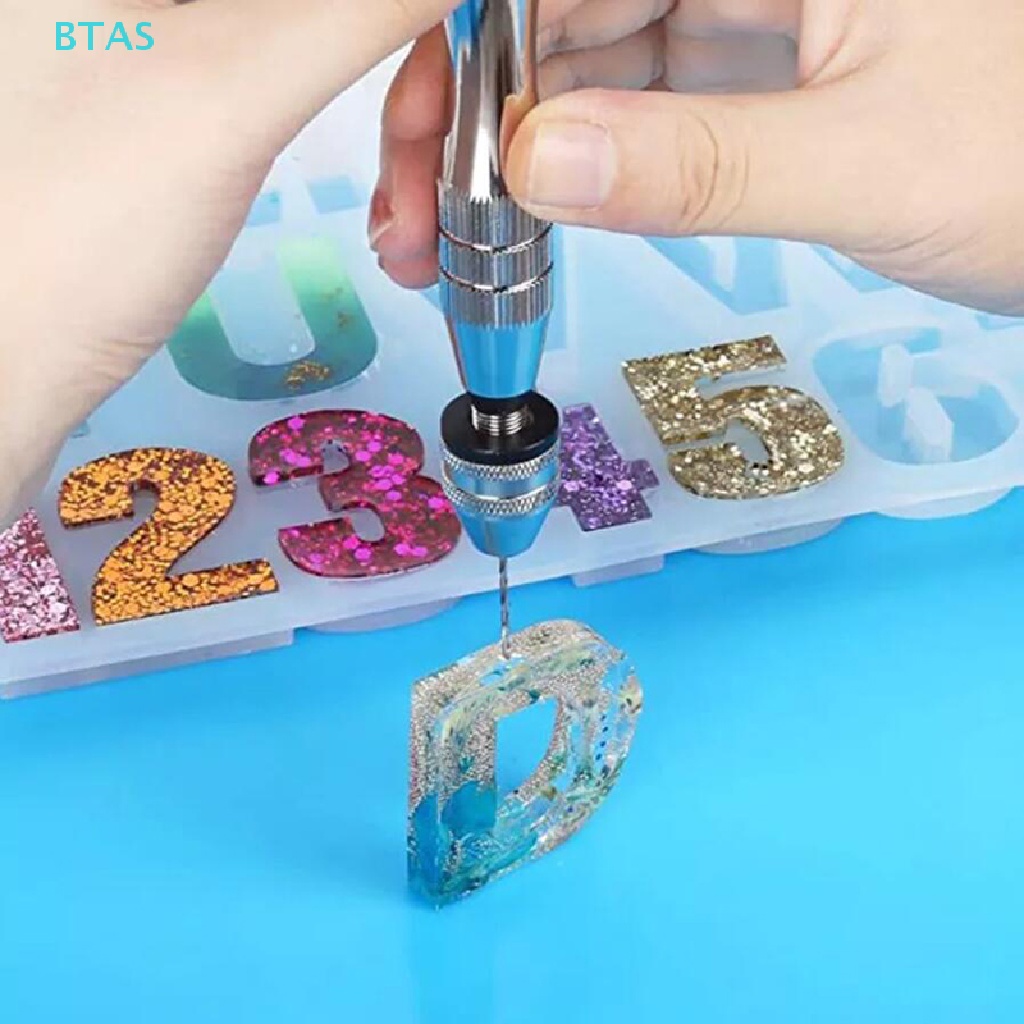 Đầu Kẹp Mũi Khoan Xoắn Cố Định Trang Sức Bằng Nhựa Resin Không Cần Khoan Tay