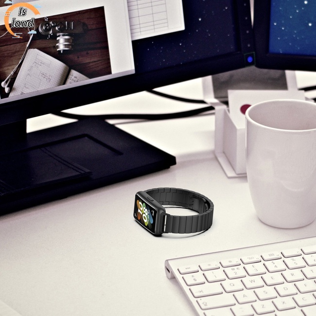 Dây Đeo Thay Thế Bằng Thép Không Gỉ 17.6cm Cho Huawei Band 7