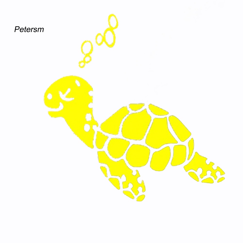 Đề Can Dán Trang Trí Xe Hơi / Xe Tải Hình Rùa Biển Bằng Nhựa PP Dễ Thương