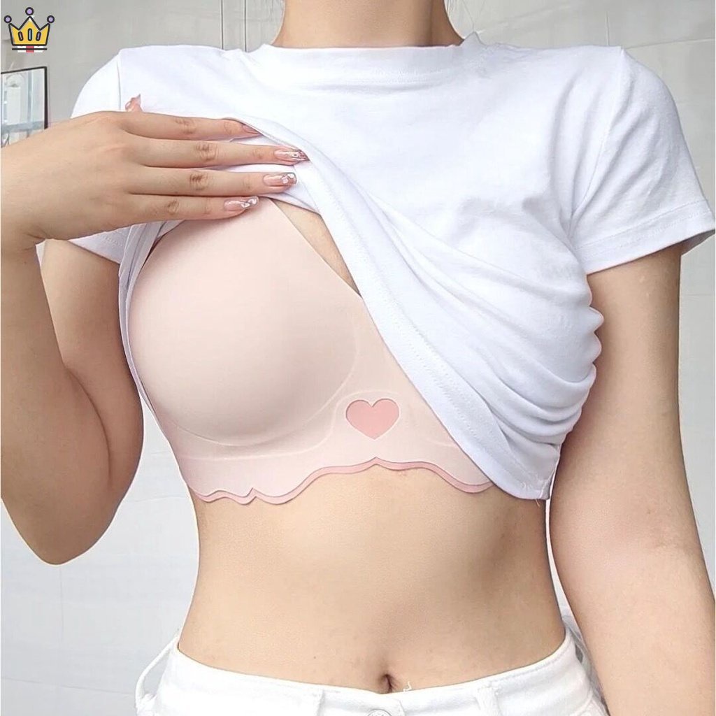 Áo Lót Nâng Ngực Không Gọng Không Đường May Cổ Chữ V Khoét Sâu Gợi Cảm JP5