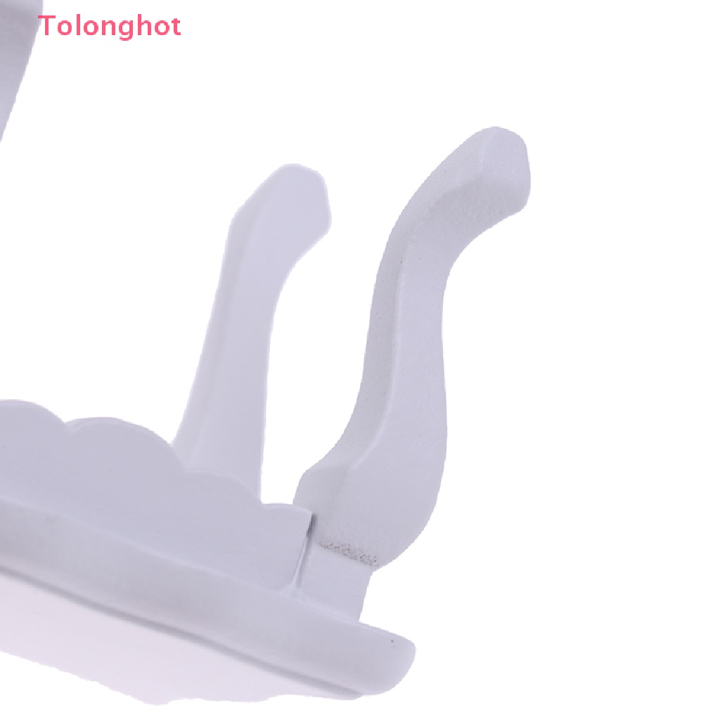 Mô Hình Bàn Gỗ Trắng Hình Vuông Tỉ Lệ 1: 12 Trang Trí Nhà Búp Bê